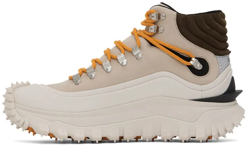 Moncler Beige Trailgrip GTX High Sneakers (H209A4M00200M2437)