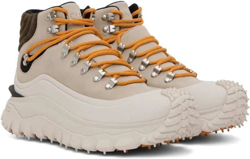 Moncler Beige Trailgrip GTX High Sneakers (H209A4M00200M2437)