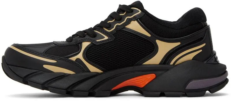 Heron Preston Black & Beige Block Stepper Sneakers (HMIA027F22FAB0011061)