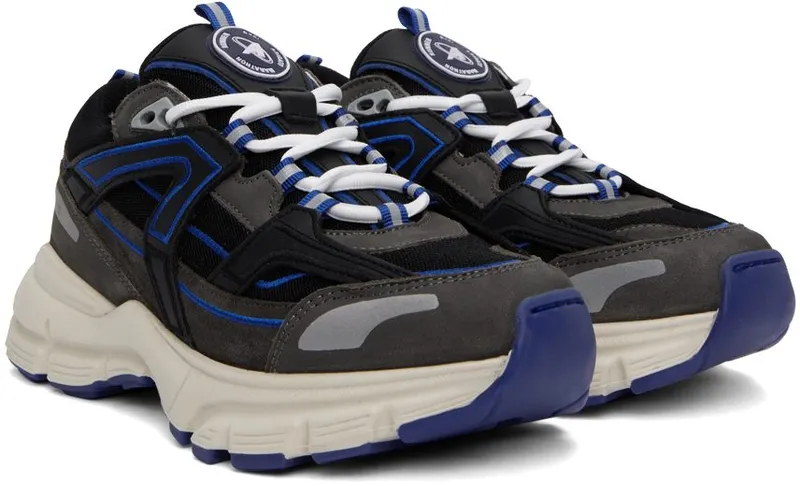 Axel Arigato Black & Blue Marathon R-Trail Sneakers (F0568007)