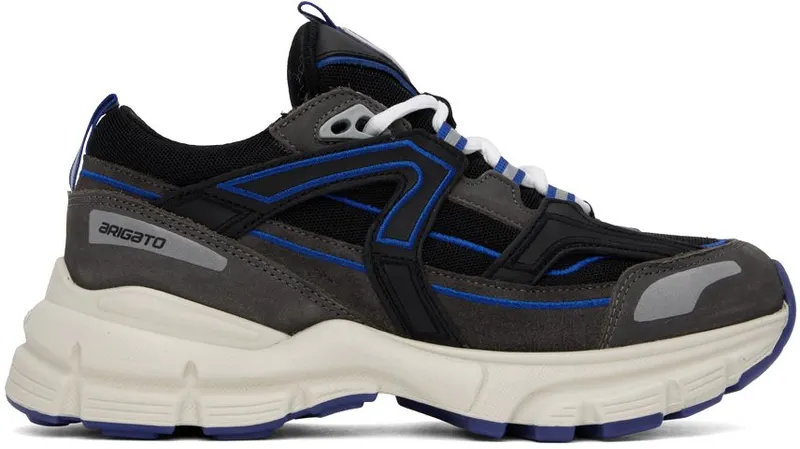 Axel Arigato Black & Blue Marathon R-Trail Sneakers (F0568007)
