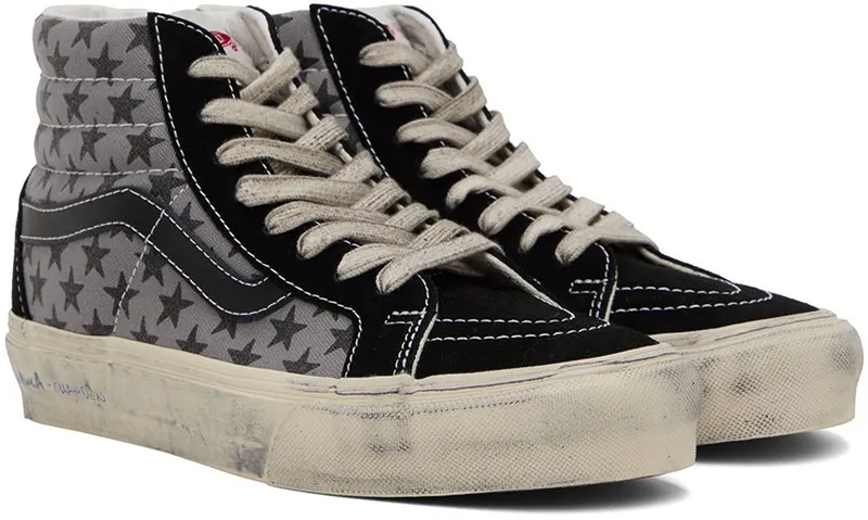 Vans Vault x Bianca Chandon Sk8-Hi Reissue LX Stressed Black / Gray (VN0A4BVH82Q1)