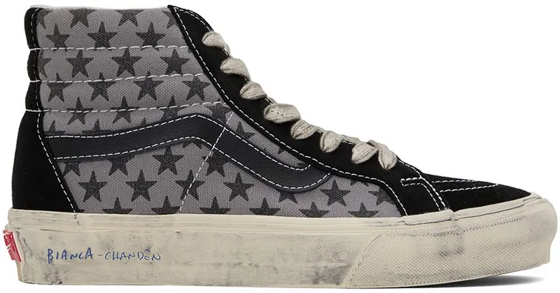 Vans Vault x Bianca Chandon Sk8-Hi Reissue LX Stressed Black / Gray (VN0A4BVH82Q1)