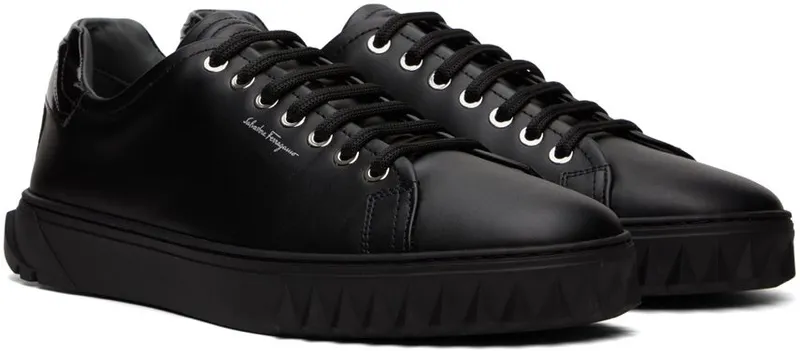 Salvatore Ferragamo Black Cube Sneaker (686293 02A888001)