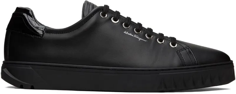 Salvatore Ferragamo Black Cube Sneaker (686293 02A888001)