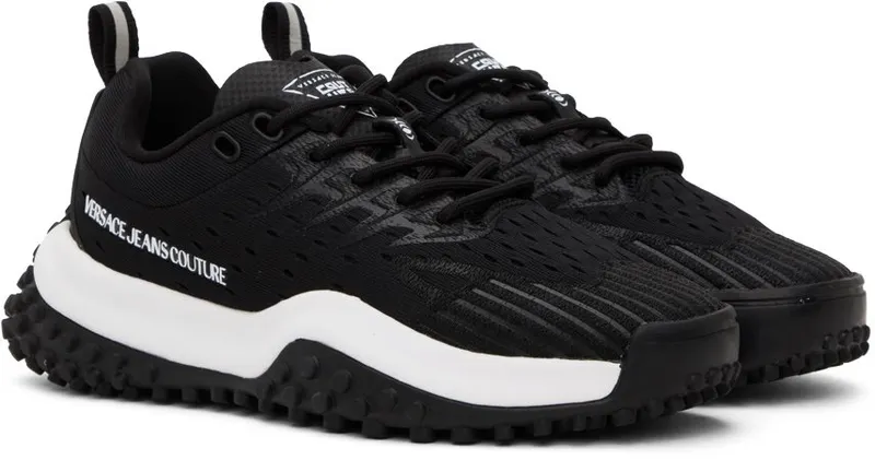 Versace Jeans Couture Black Hyber Sneakers (E73YA3SN3EZS403)
