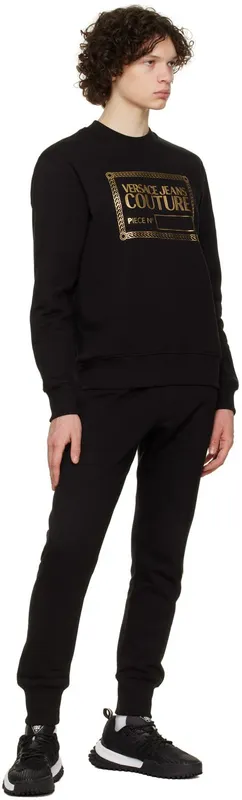 Versace Jeans Couture Black Hyber Sneakers (E73YA3SN3EZS403)