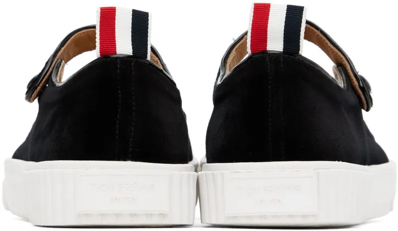 Thom Browne Black John Tennis Sneakers (FFF094A-03883)