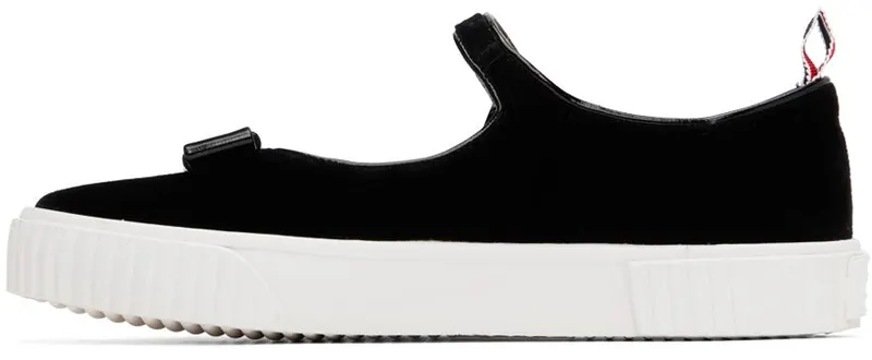 Thom Browne Black John Tennis Sneakers (FFF094A-03883)