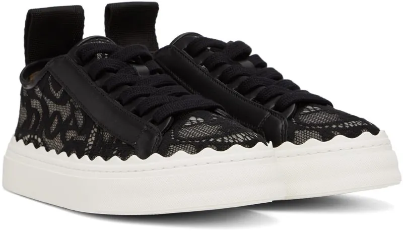 Chloé Black Lauren Sneakers (CHC19U108D2)