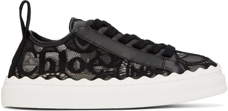 Chloé Black Lauren Sneakers (CHC19U108D2)
