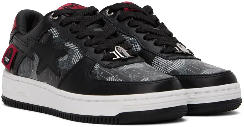 Hugo Black Mr. Bathing Ape Edition Bapesta Sneakers (50481634)