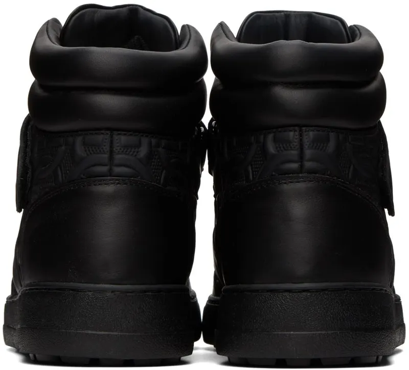 Salvatore Ferragamo Black Noe Sneakers (754083 020856001)