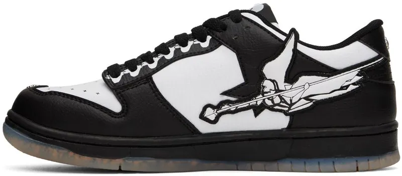 Youths in Balaclava Black SaintSinner Sneakers (YOU06SH104)
