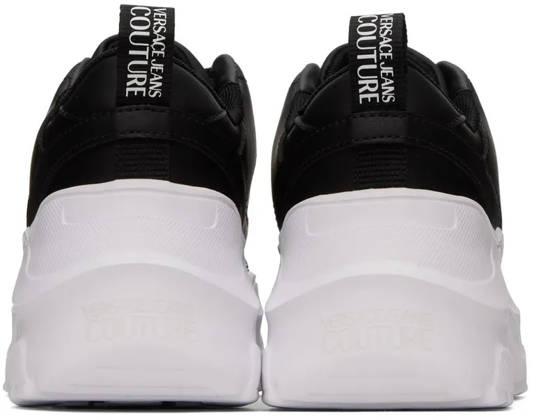 Versace Jeans Couture Black Speedtrack Sneakers (E73VA3SC2EZP006)