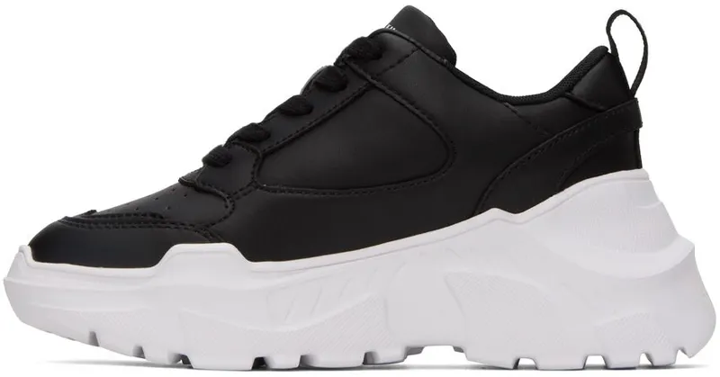 Versace Jeans Couture Black Speedtrack Sneakers (E73VA3SC2EZP006)