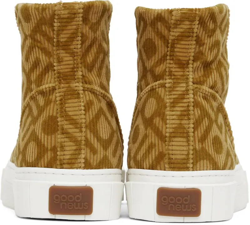 Good News Brown Corduroy Juice Sneakers (GNJUIC016)