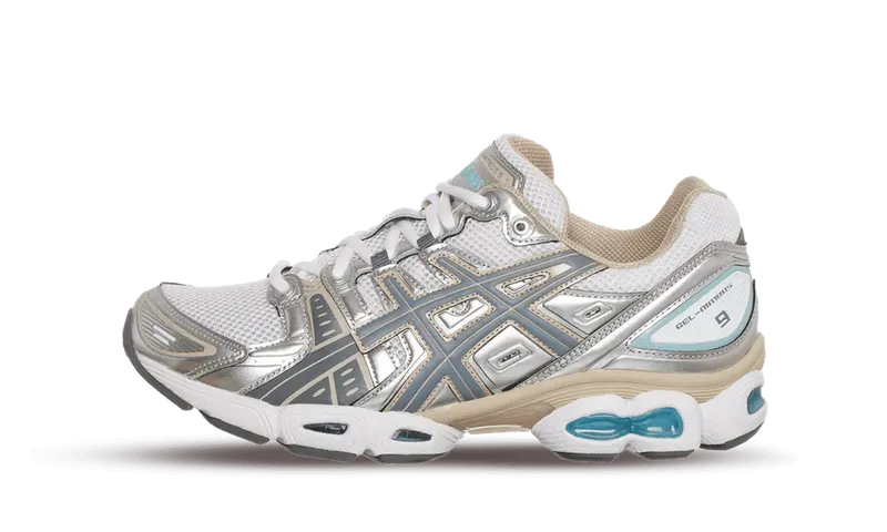 Asics GEL-Nimbus 9 White / Steel Grey (1201A424-102)
