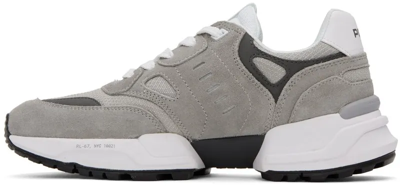 Polo Ralph Lauren Gray Paneled Sneakers (809878035001)