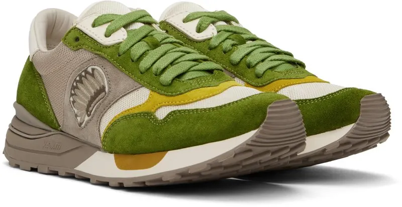 Visvim Green Roland Jogger Sneakers (122201001005)