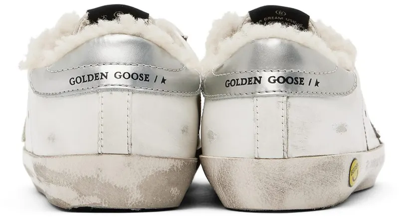 Golden Goose Kids White Old School Sneakers (GYF00111.F002827.10975)