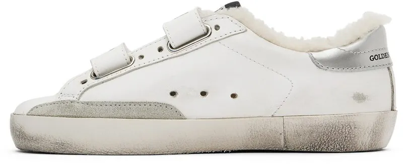 Golden Goose Kids White Old School Sneakers (GYF00111.F002827.10975)
