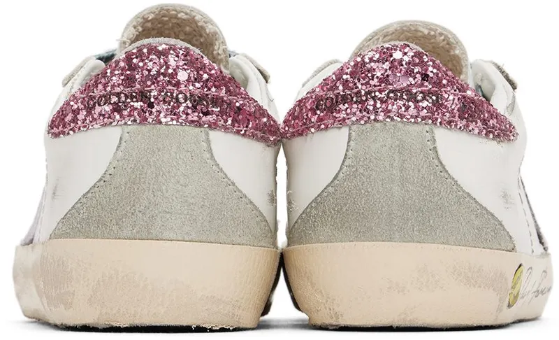 Golden Goose Kids White Super Star Sneakers (GYF00102.F003317.11224)