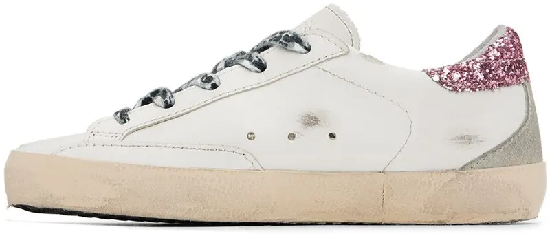Golden Goose Kids White Super Star Sneakers (GYF00102.F003317.11224)