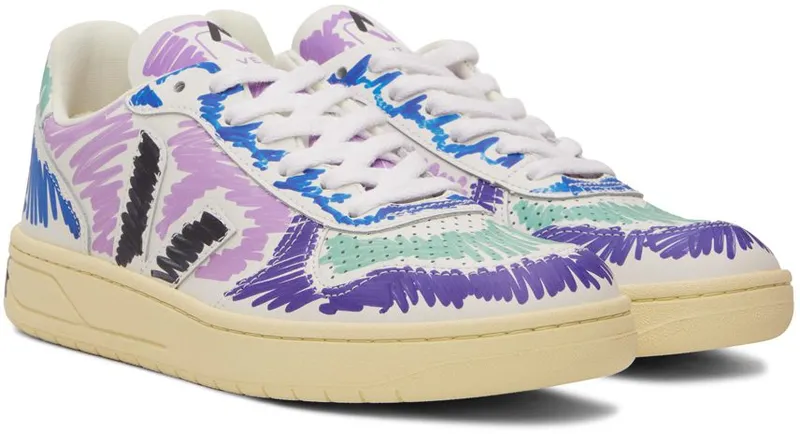 Marni Multicolor Veja Edition V-10 Sneakers (VXMS-3081B-V1020)