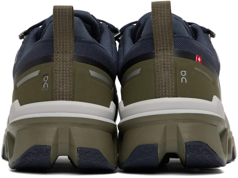 On Navy Waterproof Cloudwander Sneakers (73.98604)