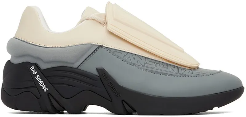 Raf Simons Off-White & Gray Antei Sneakers (HR740009L)