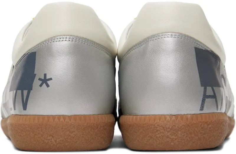 A-COLD-WALL* Off-White & Silver Shard Track Sneakers (ACWUF047)
