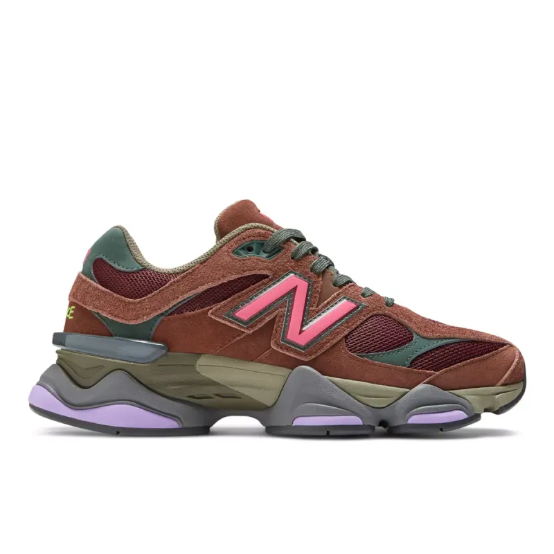 New Balance 9060 Rich Oak / Burgundy / Hi-pink (U9060BUR)