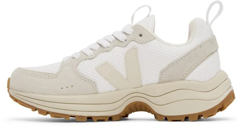 VEJA White & Gray Venturi Sneakers (VT0102257)