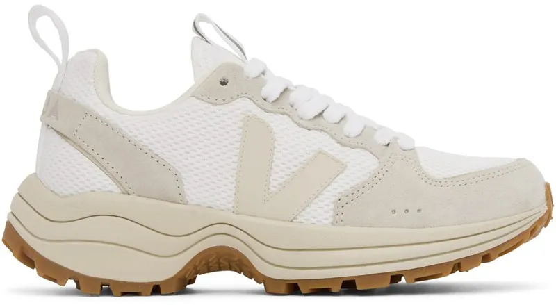 VEJA White & Gray Venturi Sneakers (VT0102257)