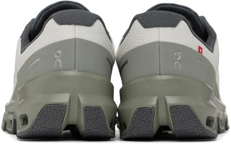 On White & Khaki Cloudventure Sneakers (32.98577)