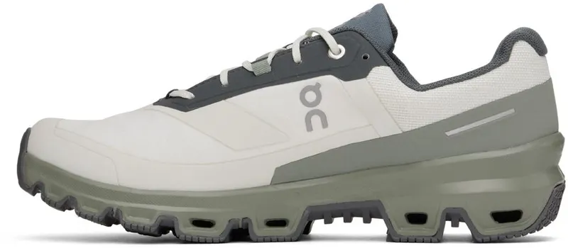 On White & Khaki Cloudventure Sneakers (32.98577)