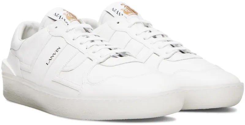Lanvin White Clay Sneakers (FM-SKDK00-TRMO-A22)