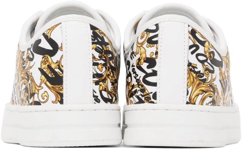 Versace Jeans Couture White Court 88 Sneakers (E73VA3SK2EZP150)