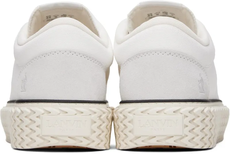 Lanvin White Curbies Sneakers (FM-SKIK01-CANV-E22)