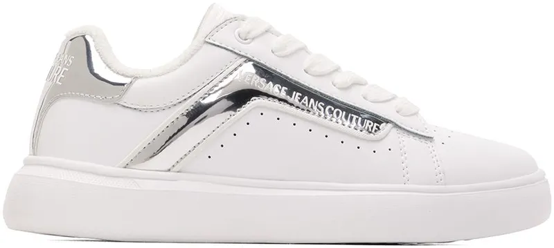 Versace Jeans Couture White Logo Sneakers (E73VA3SL3EZP130)
