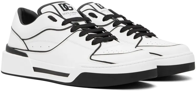 Dolce & Gabbana White New Roma Sneakers (CS2036AY965)