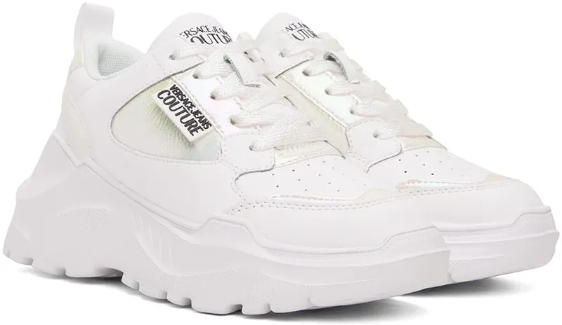 Versace Jeans Couture Black Speedtrack Fluo Sneakers (E73VA3SC2EZP133)