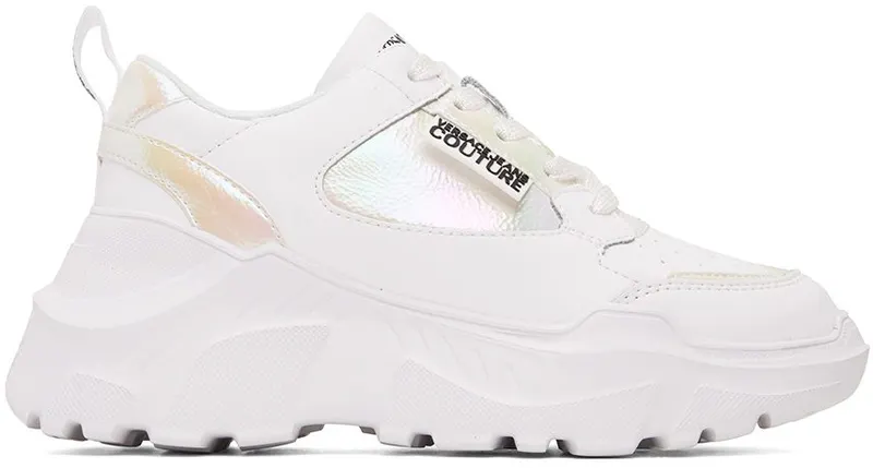 Versace Jeans Couture Black Speedtrack Fluo Sneakers (E73VA3SC2EZP133)