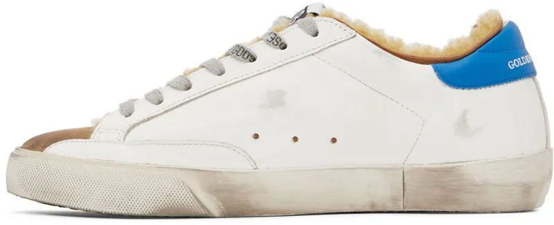 Golden Goose White Super-Star Skate Sneakers (GMF00105.F003174.11153)
