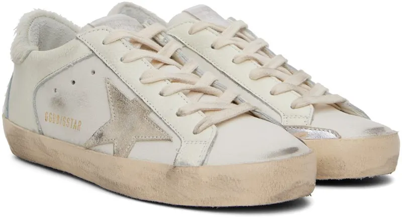 Golden Goose White Super-Star Sneakers (GWF00104.F003205.11110)