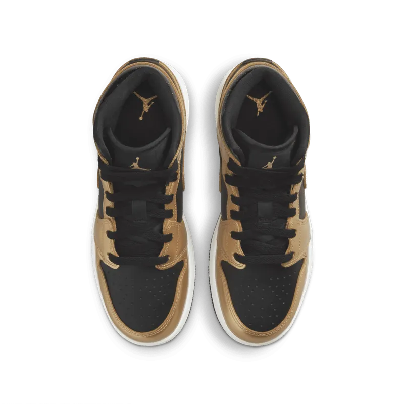 Air Jordan 1 Mid SE Metallic Gold Black (DR6967-071)