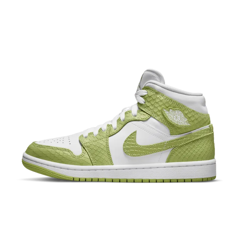 Air Jordan 1 WMNS Mid Green Python (DV2959-113)