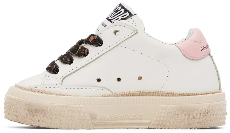 Golden Goose Baby White May Sneakers (GJF00112.F001989.10665)