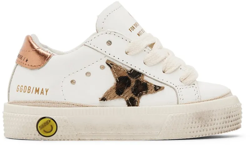 Golden Goose Baby White May Sneakers (GJF00112.F003303.11216)